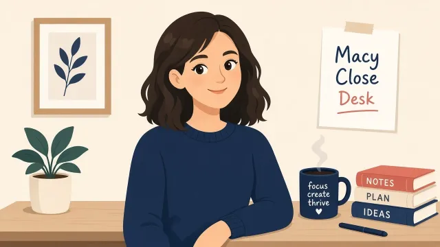 Macy — illustrated portrait